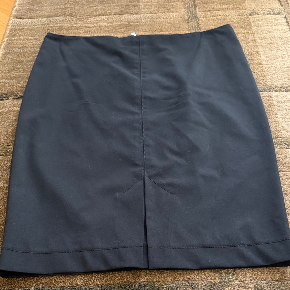 The Row Elegant Black Midi Skirt